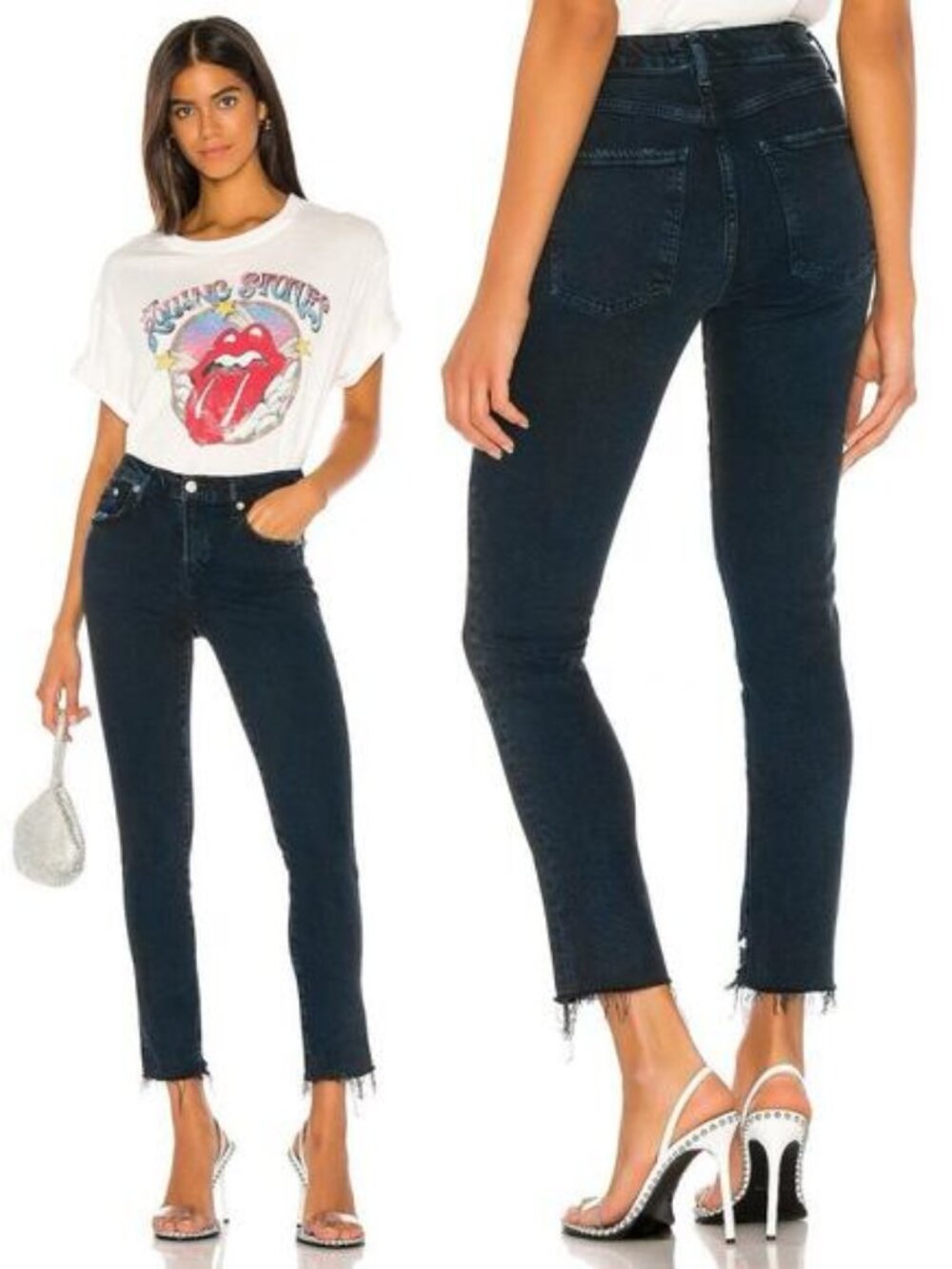 AGOLDE Toni Mid Rise Straight Size 28 Feral